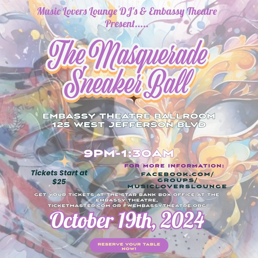 Music Lovers Lounge: Masquerade Sneaker Ball