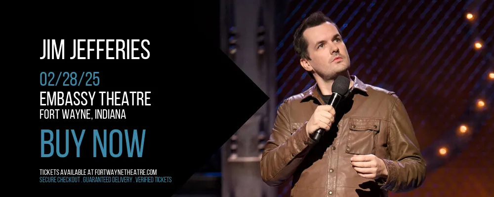 Jim Jefferies at Embassy Theatre